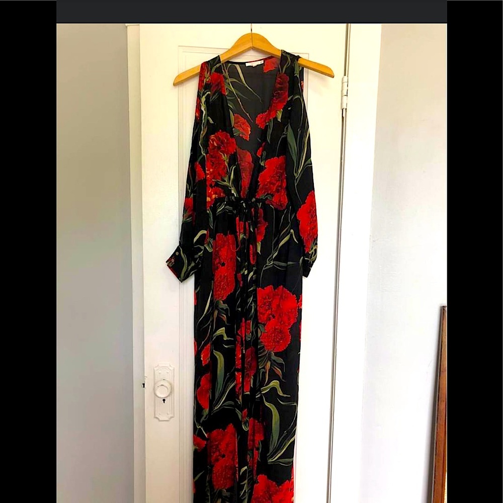 *SOLD* Floral paneled dress, size small